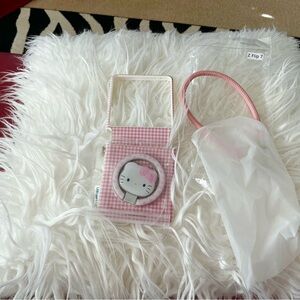 Hello Kitty Pink and White Samsung Galaxy 7 flip Phone Case